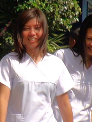 Two sexy Filipina nurses give special care to lucky tourist