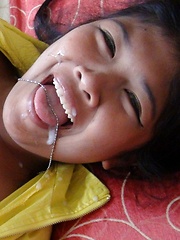 Big-tittied Filipina doll welcomes tourist with bj and sex